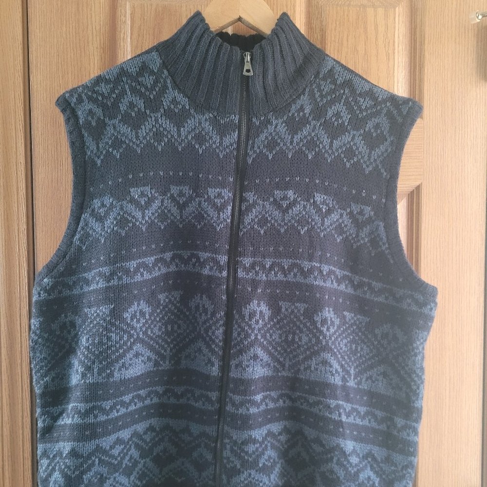 Weatherproof Vintage 1948 Zip Up Sleeveless Sweater Vest Size XL NWT!